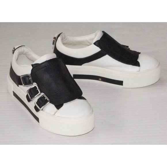 Alexander McQueen White Leather Sneakers - Picture 9 of 16